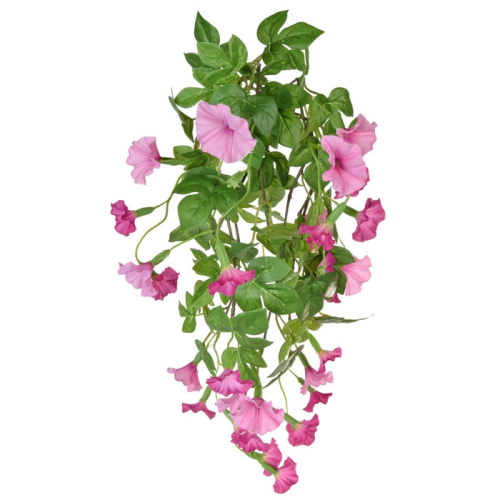 Artificial Trailing Petunia Plants Pink 55cm Artificial Flowers